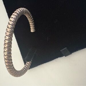 Silver Coiled Bracelet